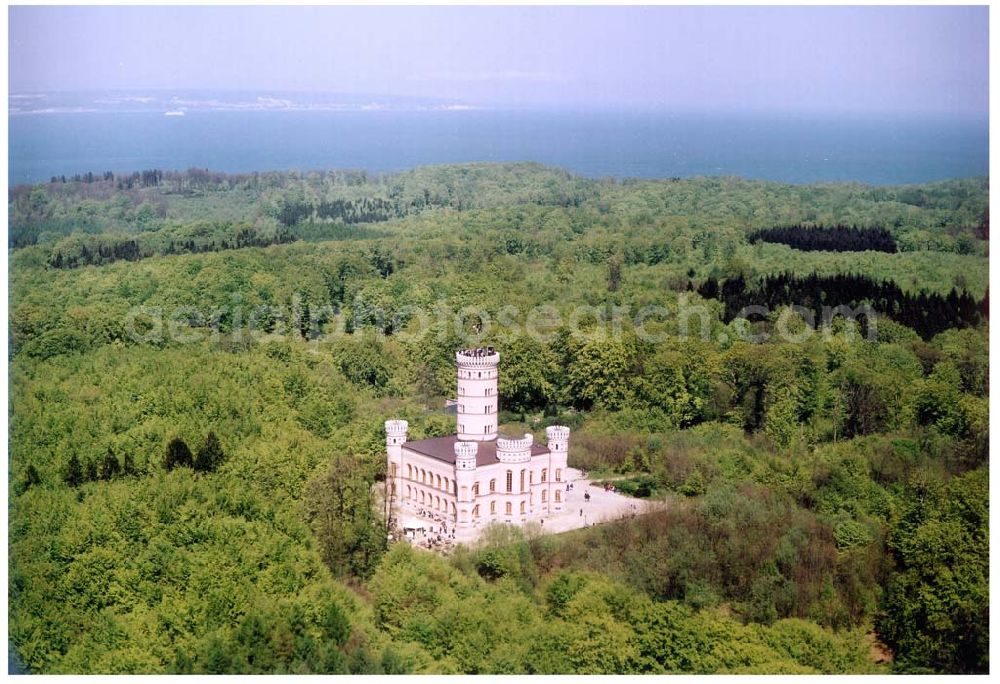 Granitz auf Rügen from above - Frühjahrslandschaft am Jagdschloß Granitz auf Rügen.