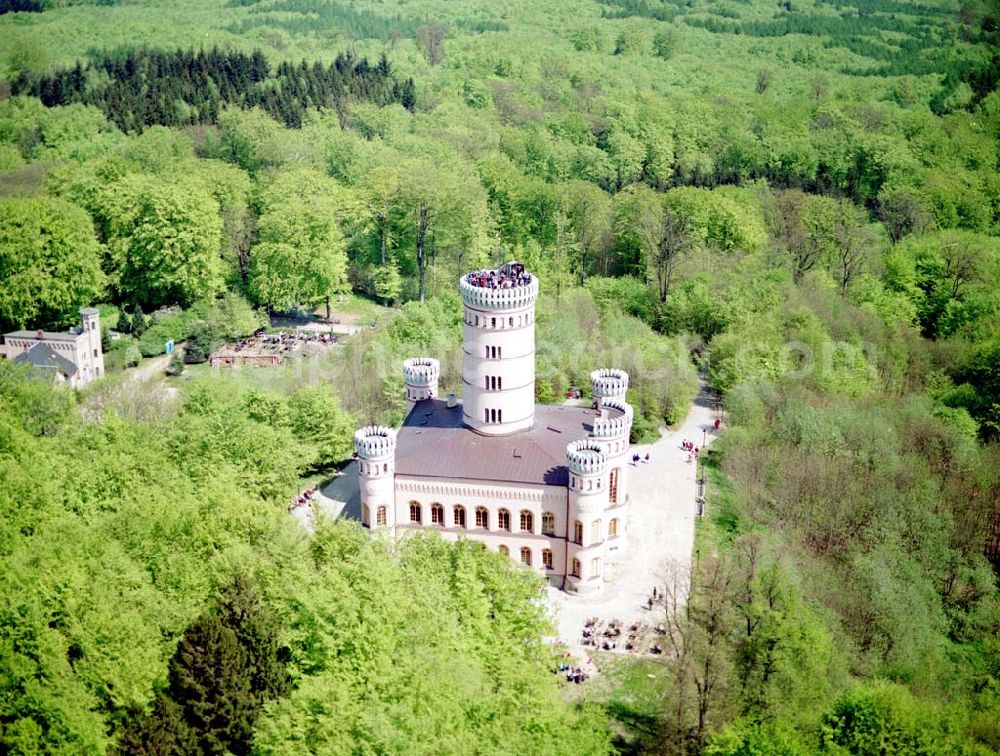 Granitz auf Rügen from the bird's eye view: Frühjahrslandschaft am Jagdschloß Granitz auf Rügen. Jagdschloss Granitz 18609 Binz (Mecklenburg-Vorpommern) Tel.: +49 (0) 3 83 93/22 63 Fax: +49 (0) 38 39 3/2 12 83