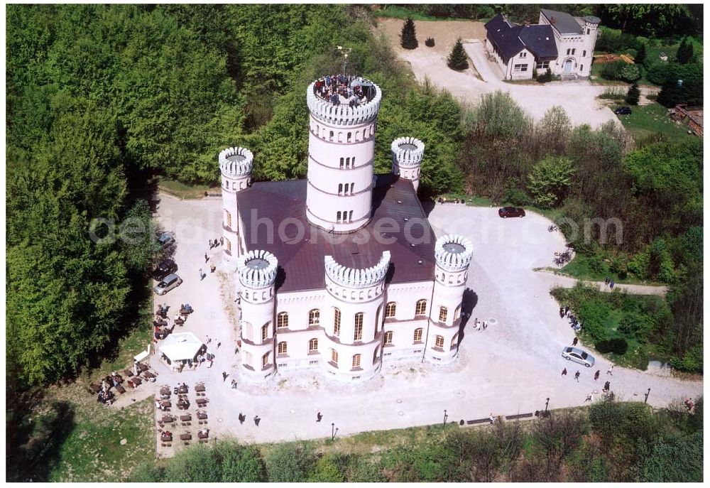 Aerial photograph Granitz auf Rügen - Frühjahrslandschaft am Jagdschloß Granitz auf Rügen.