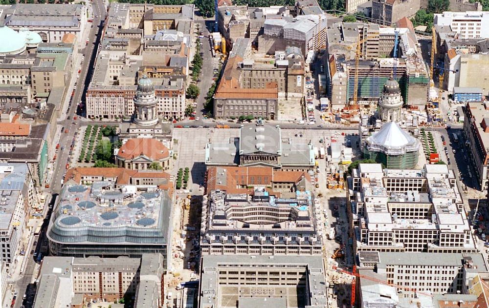 Aerial image Berlin Mitte - 30.06.1995 Friedrichstadtpassagen