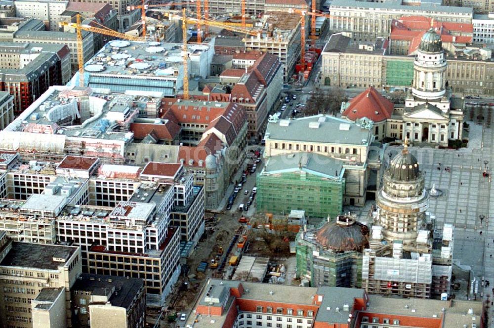 Berlin from above - 12.02.1995 Friedrichstadtpassagen in Berlin