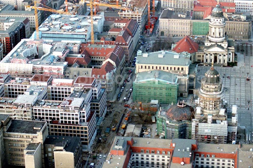 Aerial photograph Berlin - 12.02.1995 Friedrichstadtpassagen in Berlin