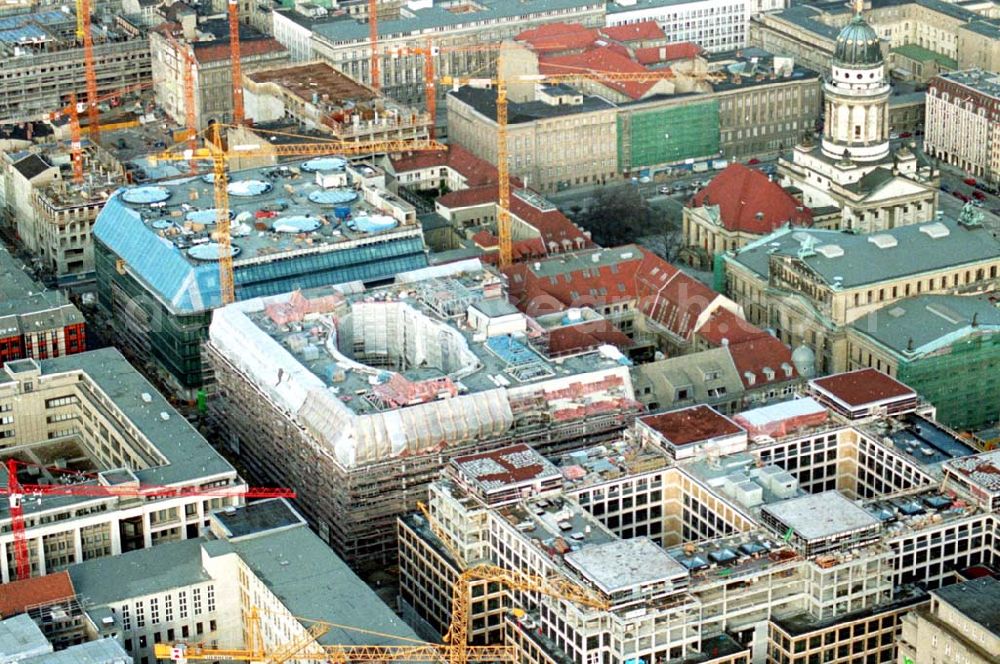 Berlin from above - 12.02.1995 Friedrichstadtpassagen in Berlin