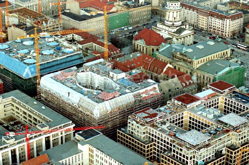 Aerial image Berlin - 12.02.1995 Friedrichstadtpassagen in Berlin