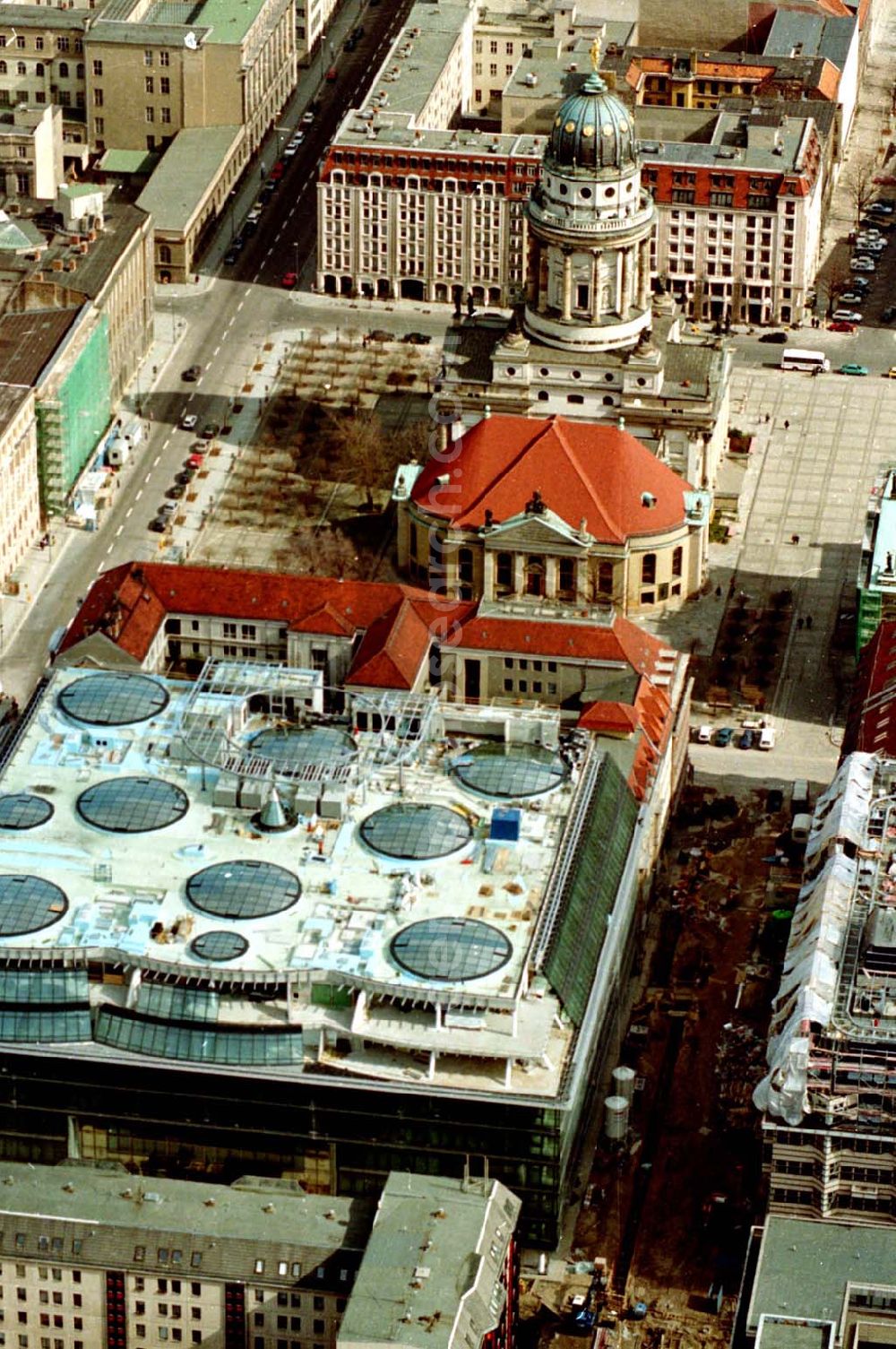 Berlin from the bird's eye view: 12.02.1995 Friedrichstadtpassagen in Berlin