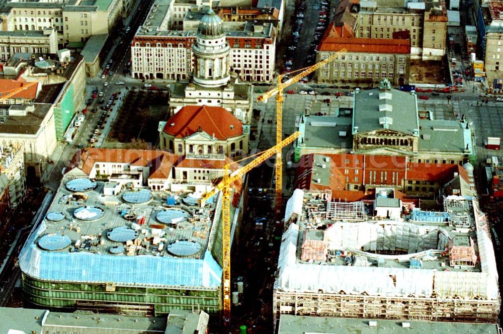 Aerial photograph Berlin - 12.02.1995 Friedrichstadtpassagen in Berlin