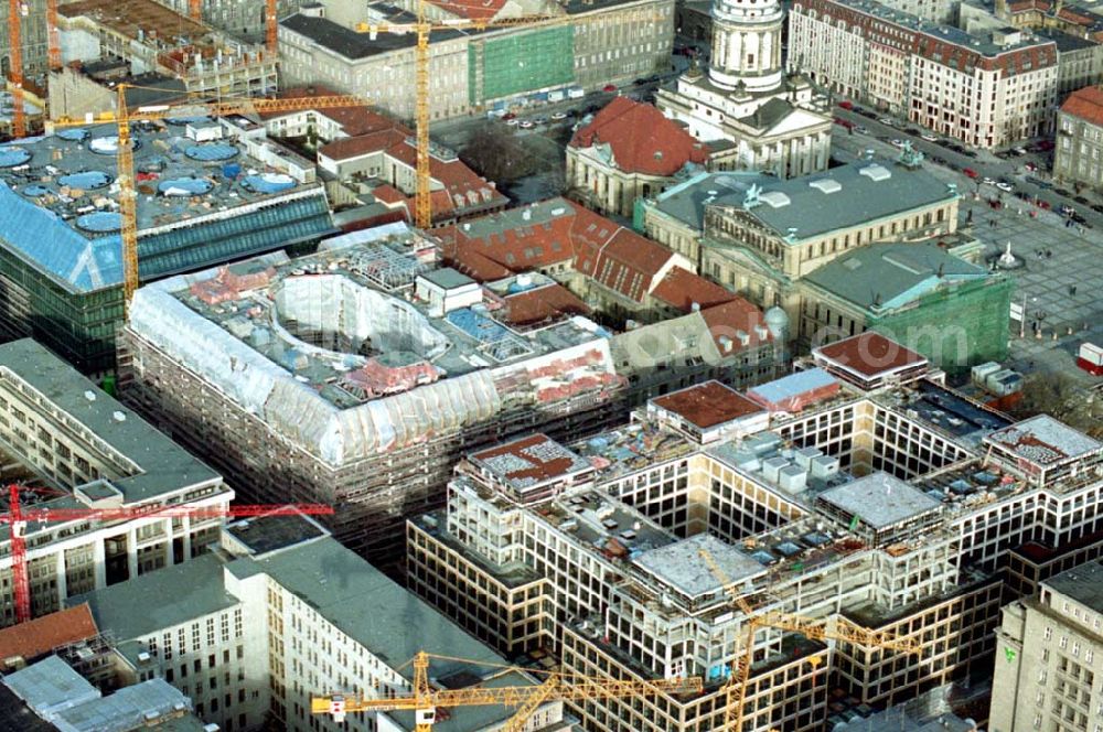 Berlin from the bird's eye view: 12.02.1995 Friedrichstadtpassagen in Berlin