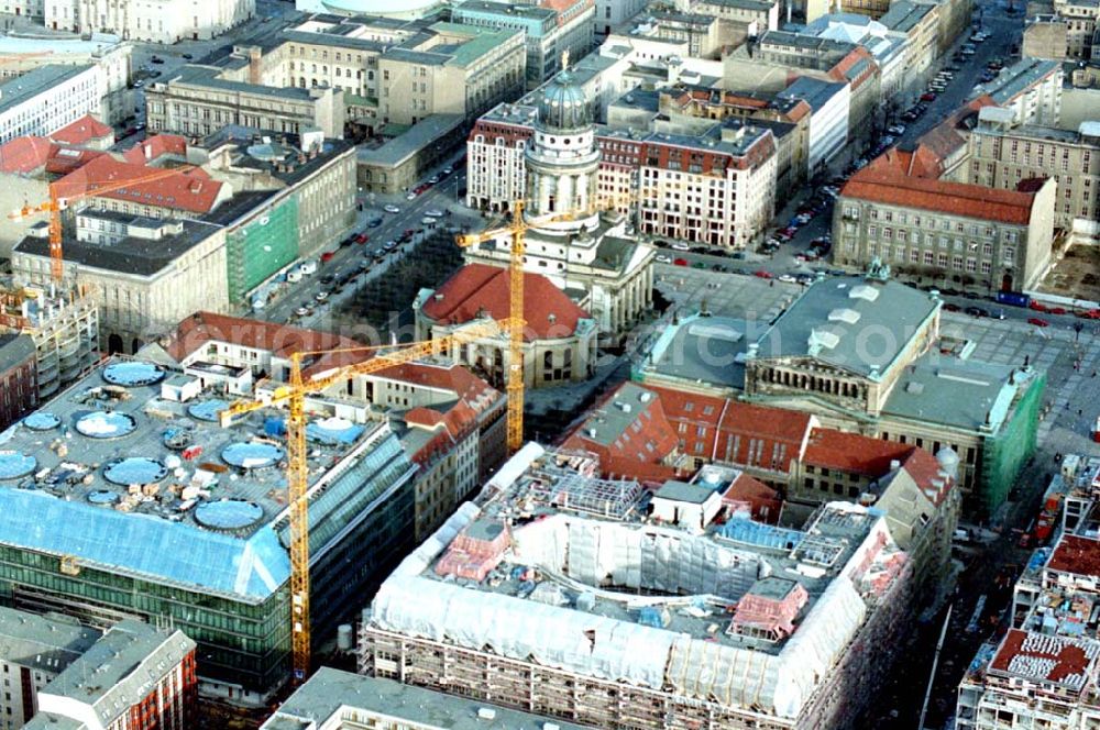 Berlin from above - 12.02.1995 Friedrichstadtpassagen in Berlin