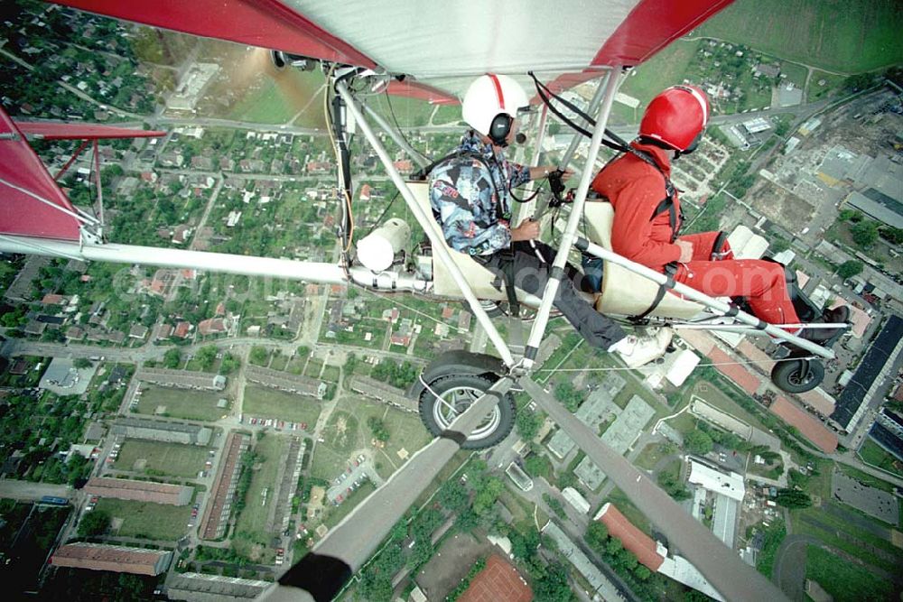 Fürstenwalde / Brandenburg from the bird's eye view: 