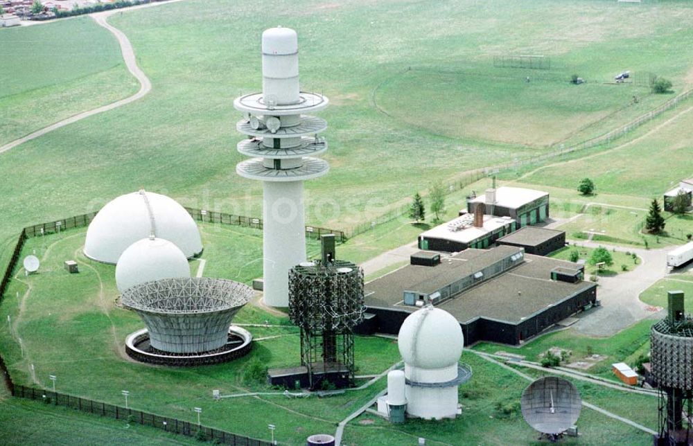 Aerial image Hof / Bayern - Funkmeßkomplex der US-Army in Hof.