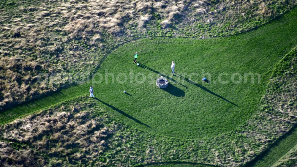 Aerial photograph Königswinter - Football golf course Heiderhof near Ungarten in the state North Rhine-Westphalia, Germany