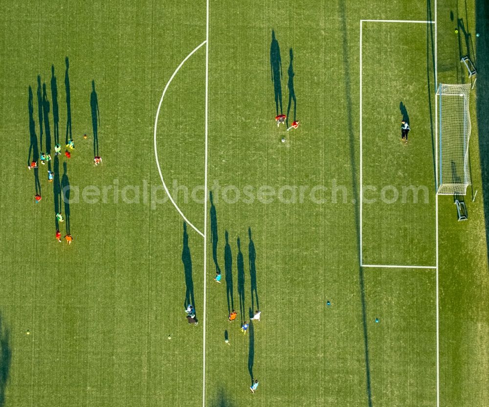 Aerial photograph Hamm - Adolf-Bruehl Stadium in Hamm in North Rhine-Westphalia