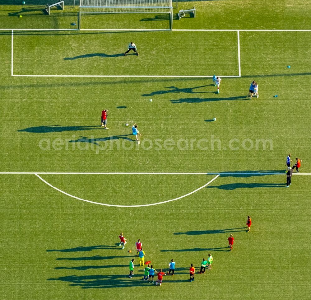 Hamm from the bird's eye view: Adolf-Bruehl Stadium in Hamm in North Rhine-Westphalia