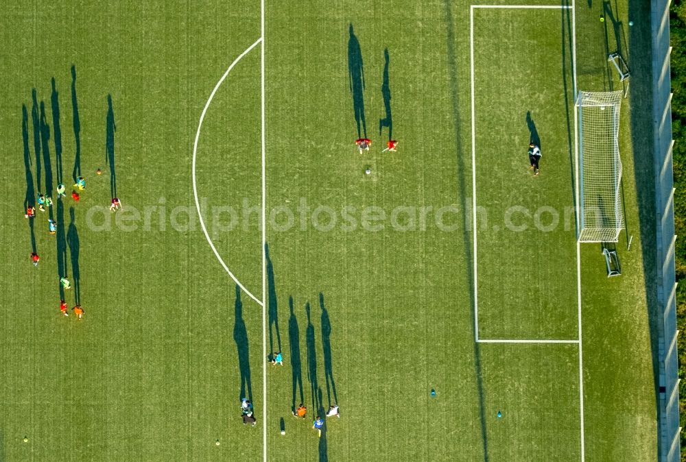 Aerial image Hamm - Adolf-Bruehl Stadium in Hamm in North Rhine-Westphalia