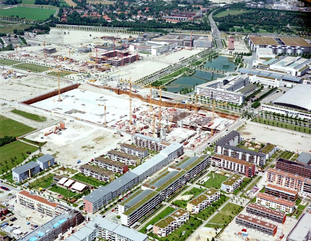 Aerial photograph München - Riem - Galeriehaus am Messegelände in München - Riem.