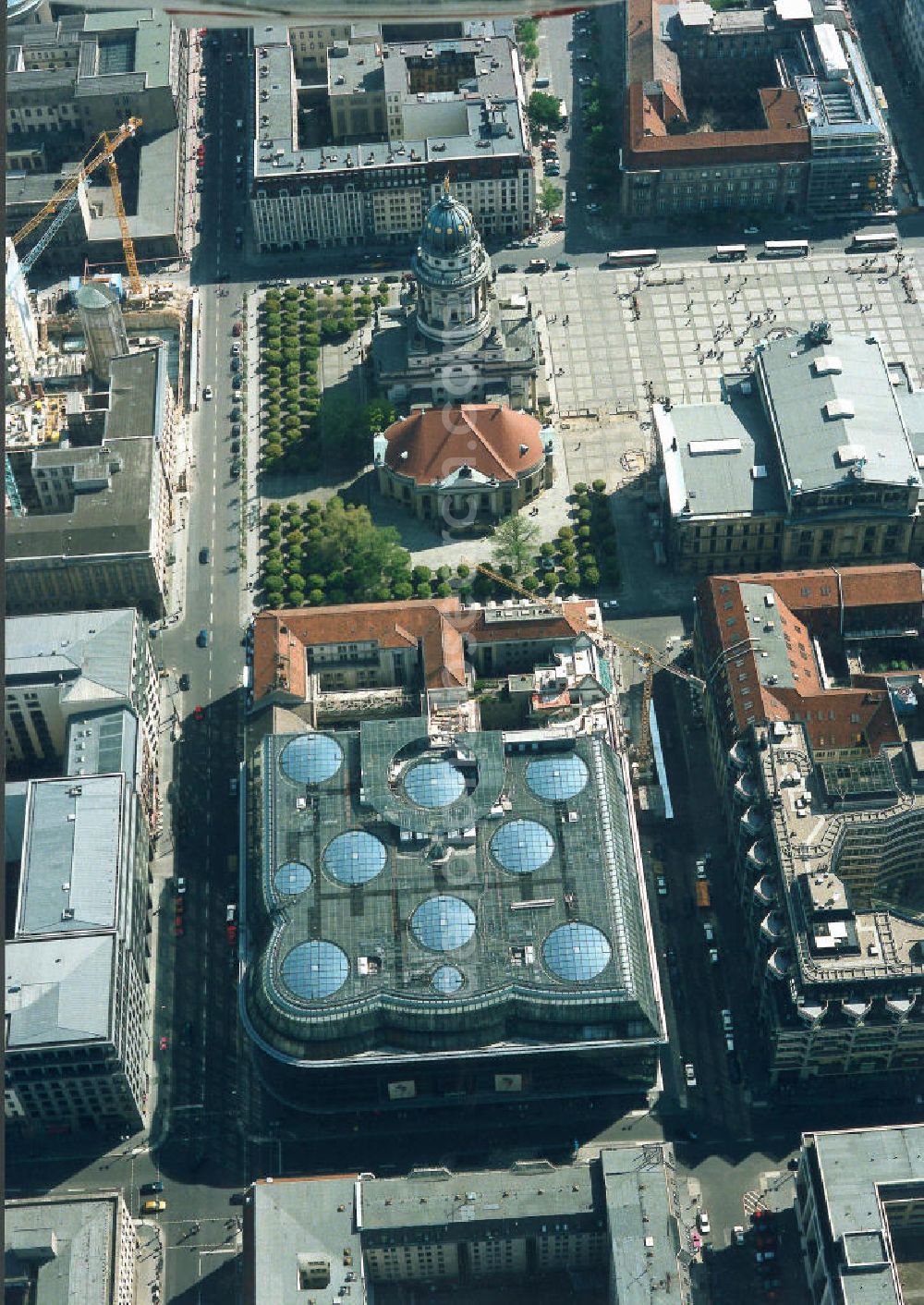 Berlin from above - Galeries Lafayette (Quartier 207) an der Friedrichstraße in Berlin-Mitte.