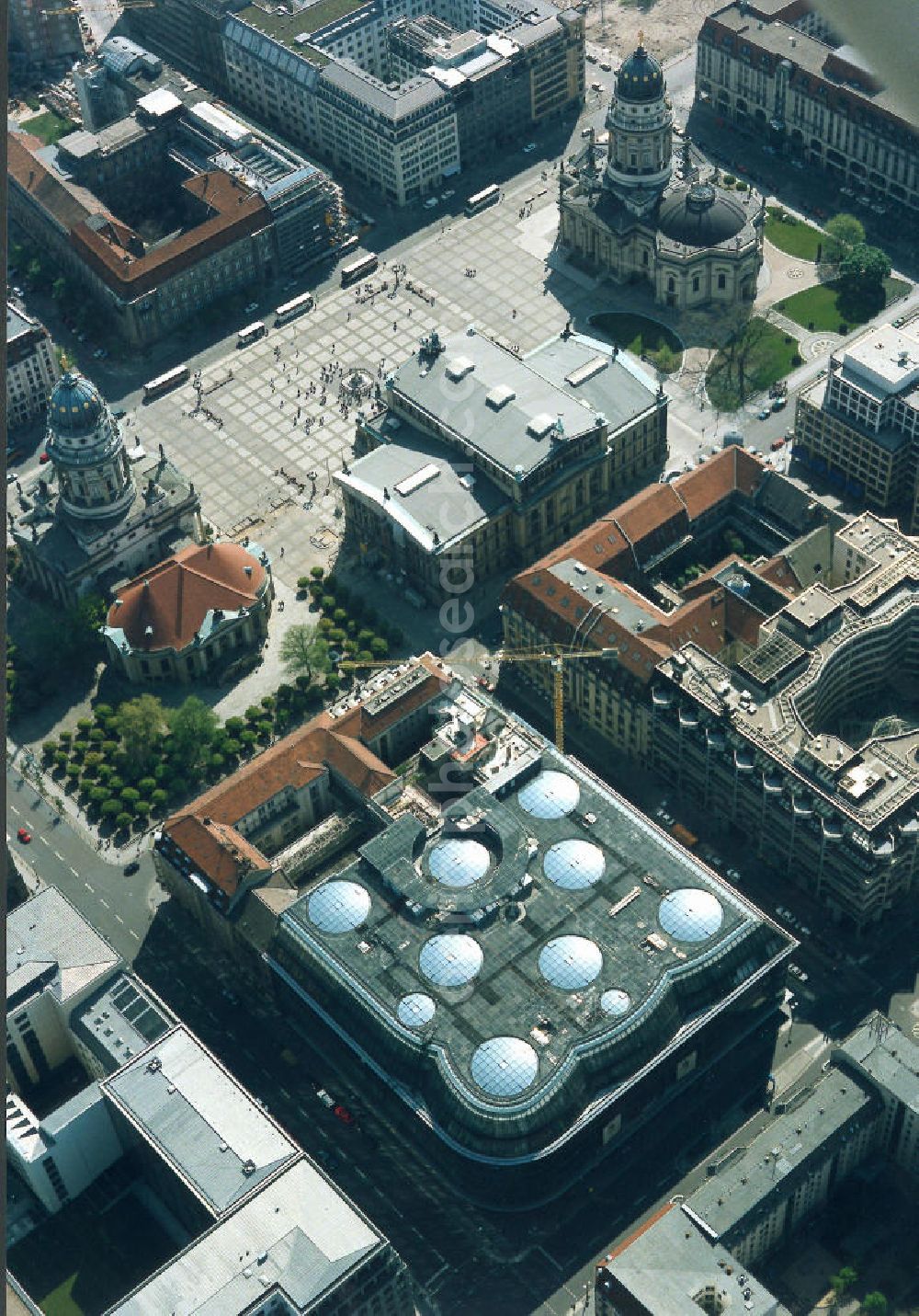 Aerial photograph Berlin - Galeries Lafayette (Quartier 207) an der Friedrichstraße in Berlin-Mitte.