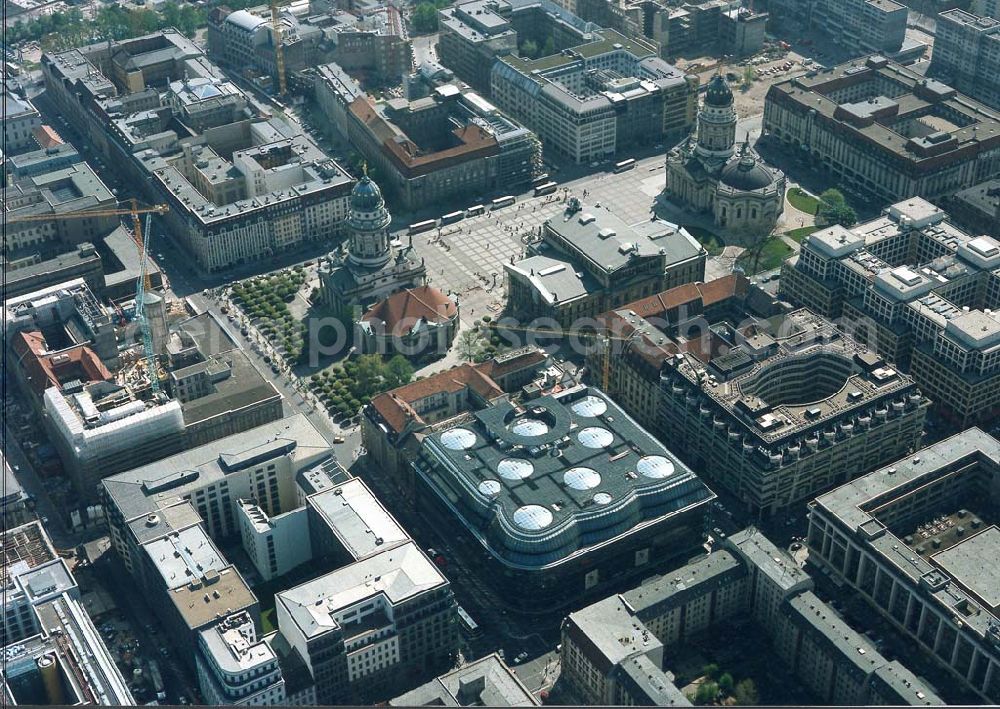 Berlin from above - Galeries Lafayette (Quartier 207) an der Friedrichstraße in Berlin-Mitte.