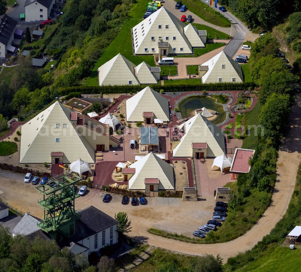 Aerial photograph Lennestadt - Galileo-Park Sauerland Pyramids in Lennestadt in the state of North Rhine-Westphalia