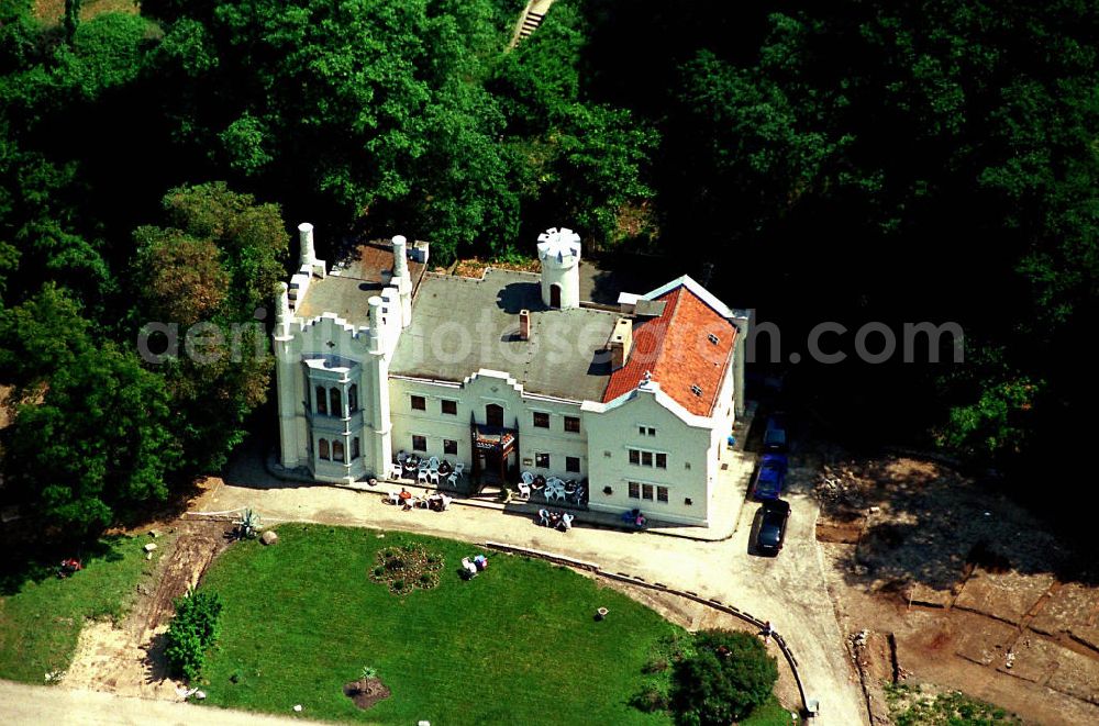 Potsdam-Babelsberg from the bird's eye view: Gaststätte im Park Babelsberg in Potsdam.