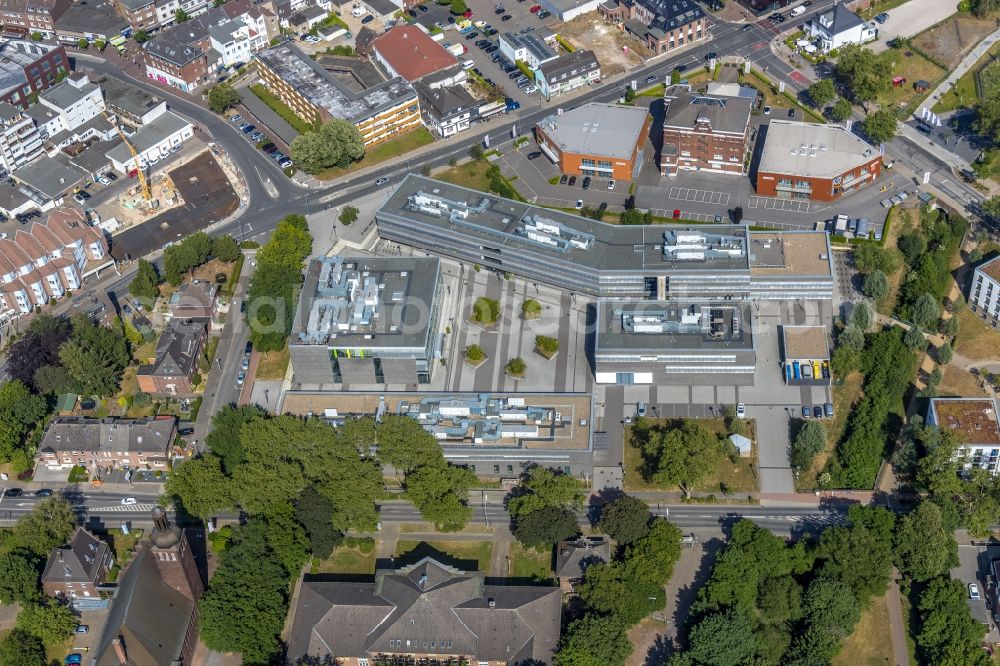 Aerial Photograph Kamp Lintfort Building Complex Of The University Hochschule Rhein Waal On