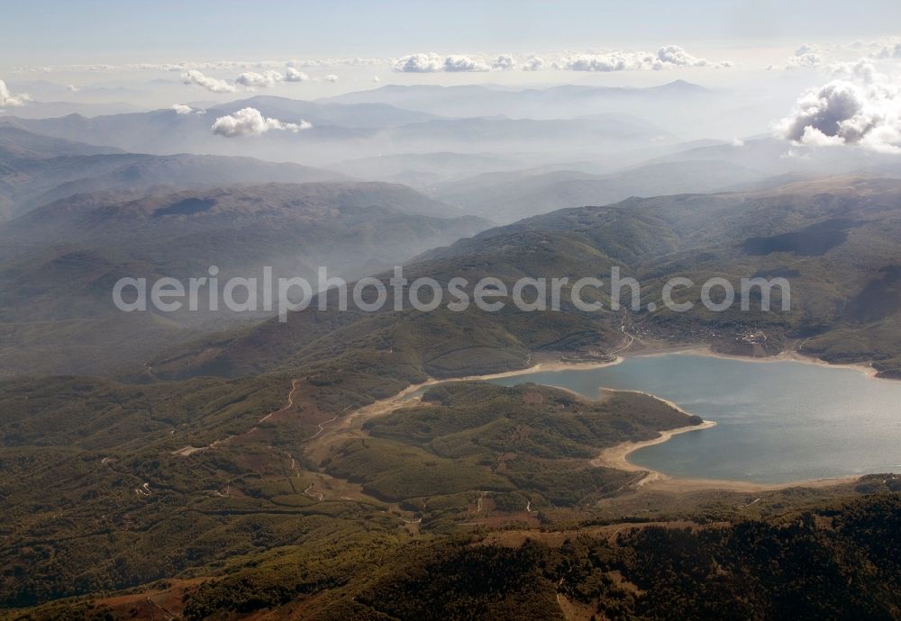 Aerial image Tetovo - Landscape of the Sar Mountain is a mountain range that stretches between Kosovo and Macedonia