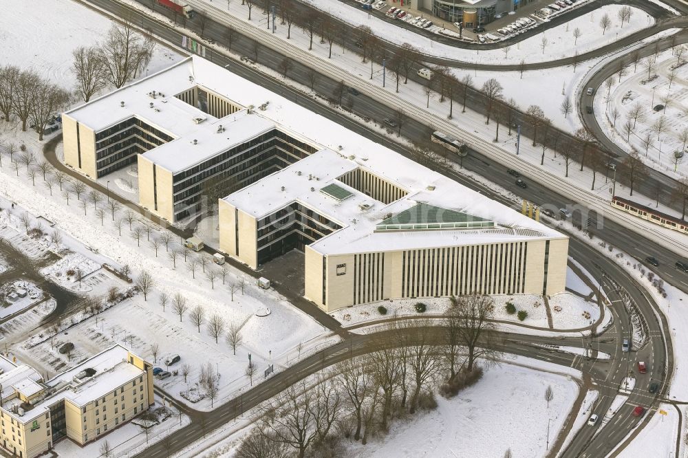 Aerial image Dortmund - Building the ADAC Headquarters Westphalia Dortmund in North Rhine-Westphalia