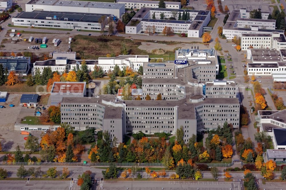 Aerial photograph Ottobrunn - Administrative building of Airbus Group in Ottobrunn in the state Bavaria, Germany