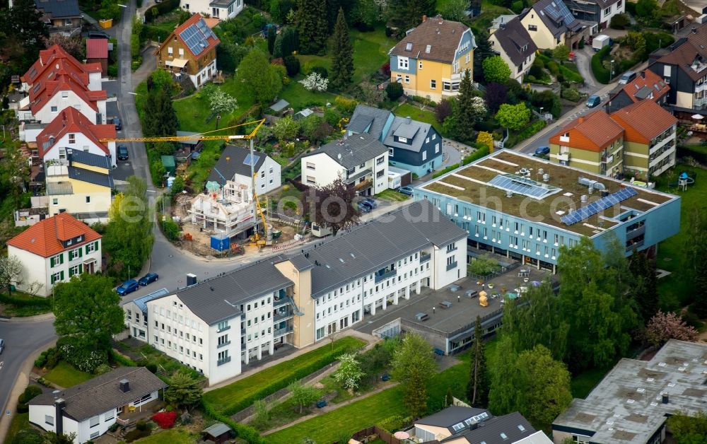 Ennepetal from the bird's eye view: Retirement and elderly care facility Haus am Steinocken of Johanneswerk in Ennepetal in the state of North Rhine-Westphalia