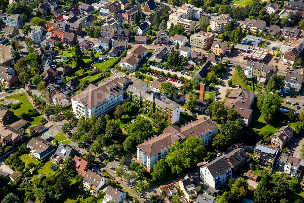 Aerial image Bochum - Building the retirement home Augusta Ambulante Dienste gGmbH in the Dr.-C.-Strasse in Bochum in the state North Rhine-Westphalia