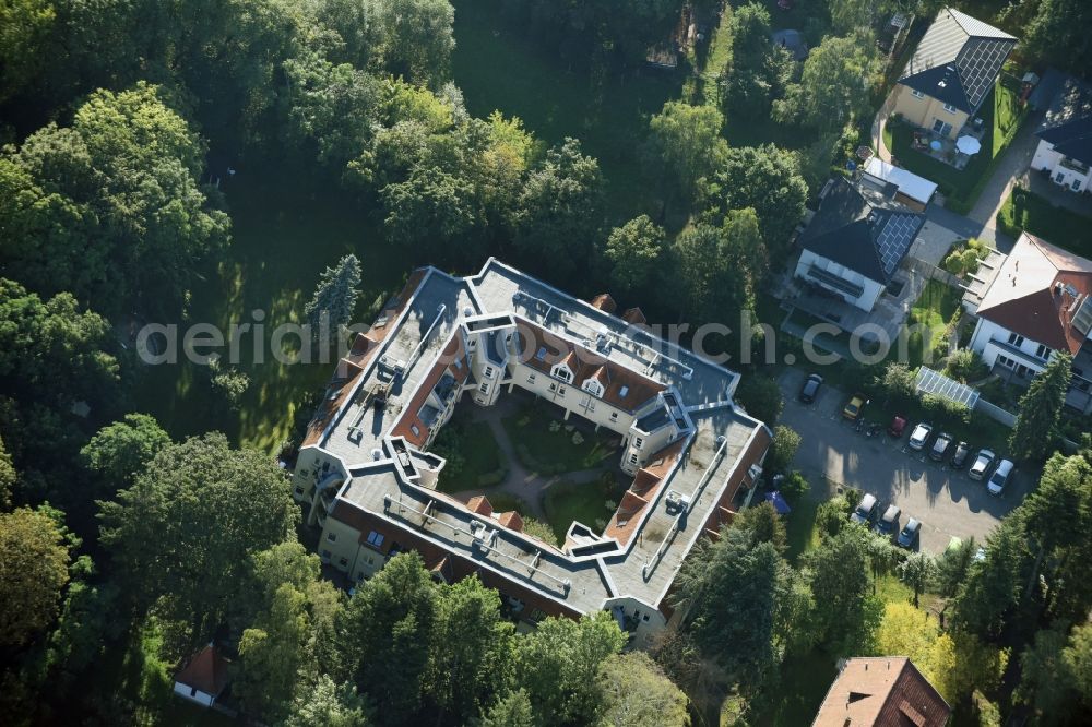 Berlin from the bird's eye view: Building the retirement home Avila Wohnpark St. Paulus Alt-Lankwitz in Berlin