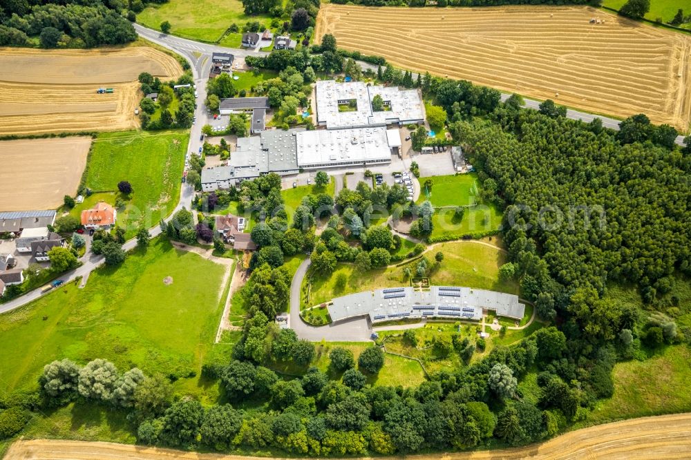 Aerial image Gevelsberg - Building the retirement home AWO in of Neuenlanof Srasse in Gevelsberg in the state North Rhine-Westphalia, Germany