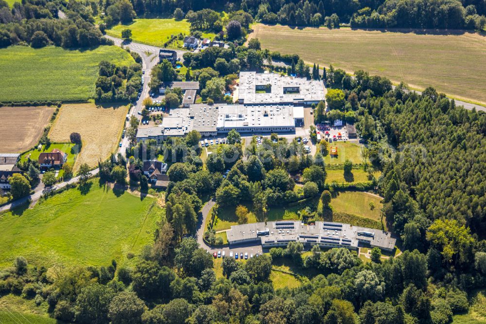 Gevelsberg from above - Building the retirement home AWO in of Neuenlanof Srasse in Gevelsberg in the state North Rhine-Westphalia, Germany