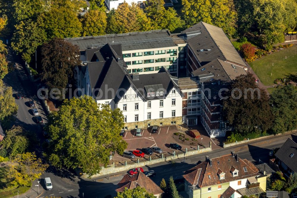 Aerial photograph Unna - Building the retirement home of the St. Bonifatius Wohn- and Pflegeheim in Unna in the state North Rhine-Westphalia, Germany