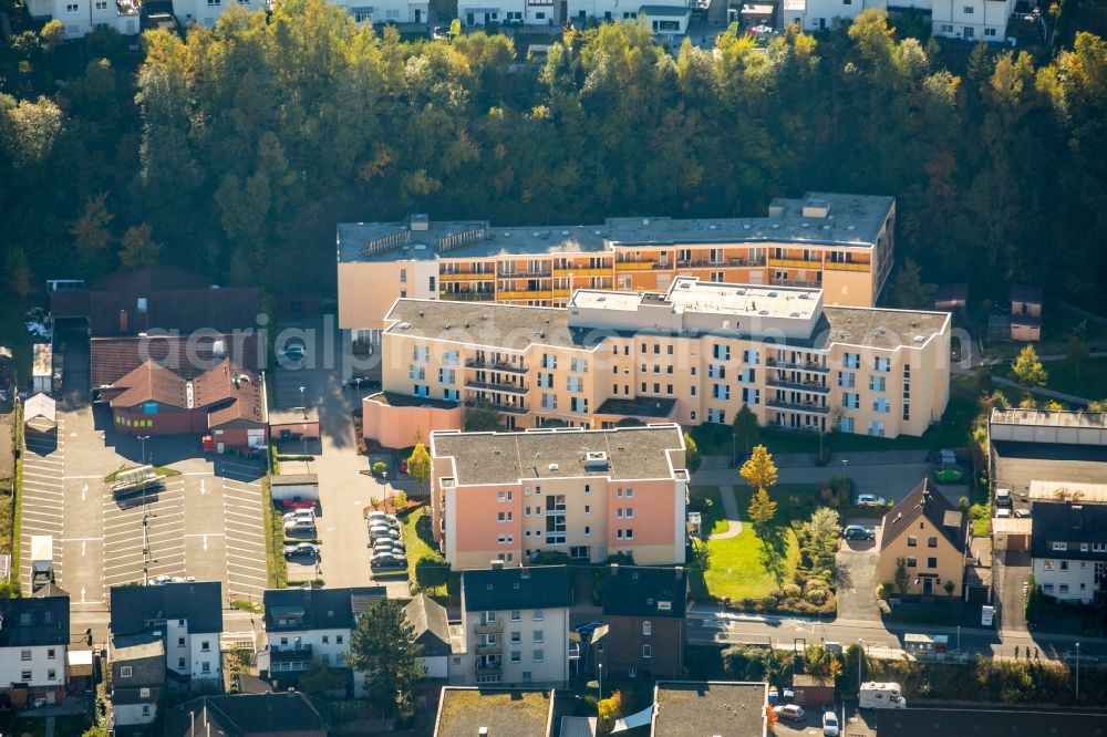 Aerial image Siegen - Building the retirement home Christofferhaus in Siegen in the state North Rhine-Westphalia