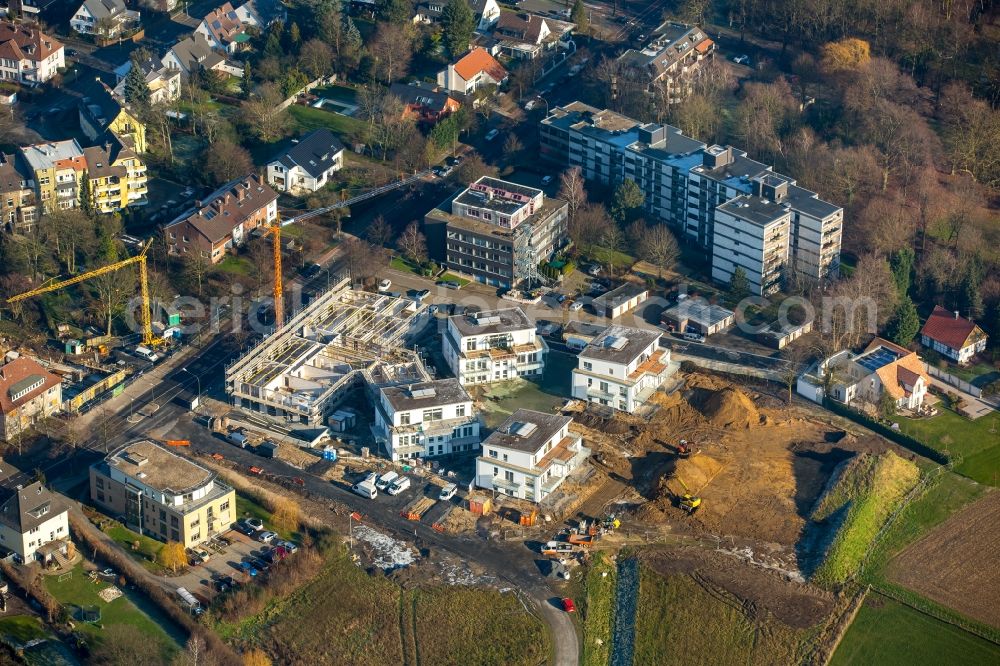 Aerial photograph Hamm - Building the retirement home an der Marker Allee in Hamm in the state North Rhine-Westphalia