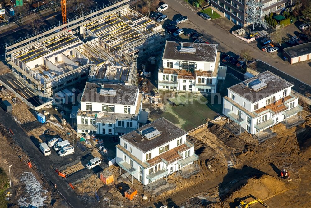 Hamm from above - Building the retirement home an der Marker Allee in Hamm in the state North Rhine-Westphalia