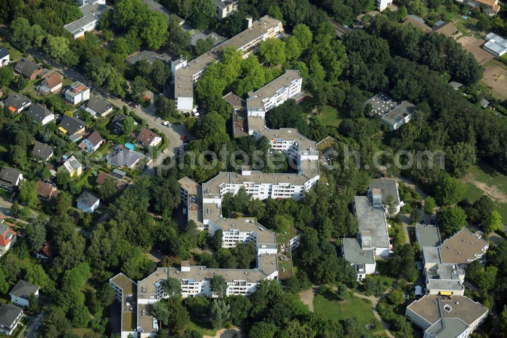 Heiligensee, Berlin from the bird's eye view: Building the retirement home Evangelisches Jugend- und Fuersorgewerk e.V. in Heiligensee, Berlin