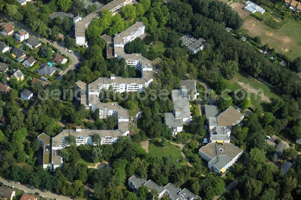 Aerial image Heiligensee, Berlin - Building the retirement home Evangelisches Jugend- und Fuersorgewerk e.V. in Heiligensee, Berlin