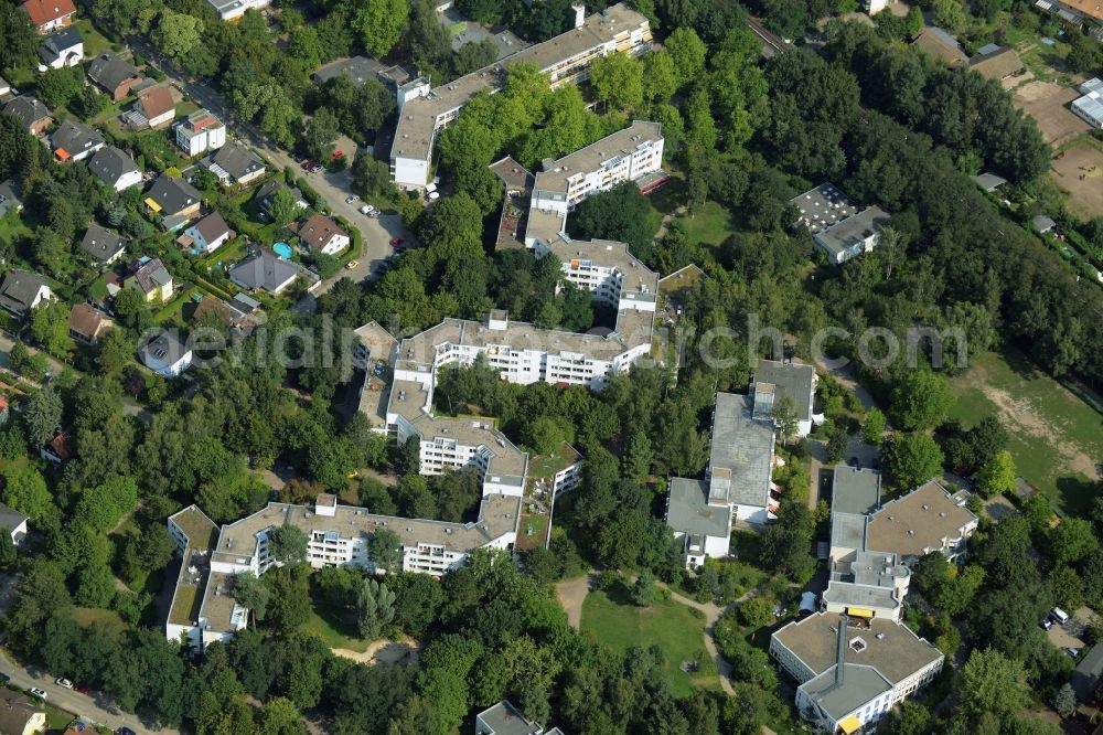 Aerial photograph Heiligensee, Berlin - Building the retirement home Evangelisches Jugend- und Fuersorgewerk e.V. in Heiligensee, Berlin