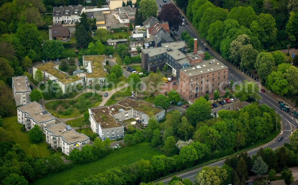 Aerial photograph Gevelsberg - Building the retirement home Dorf am Hageboelling in Gevelsberg in the state North Rhine-Westphalia