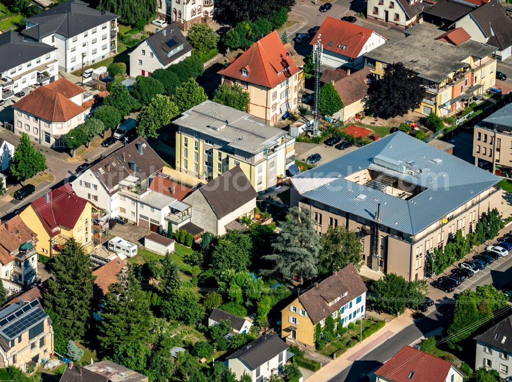 Herbolzheim from the bird's eye view: Building the retirement home Herbolzheim in Herbolzheim in the state Baden-Wuerttemberg, Germany