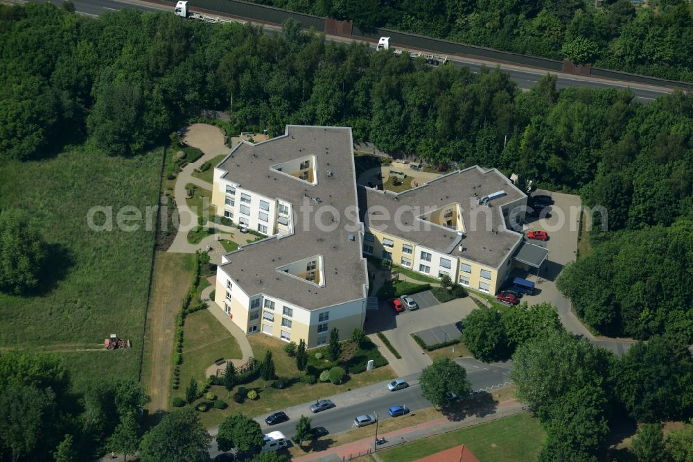 Aerial image Ronnenberg, Empelde - Building the retirement home Integra Seniorenpflegezentrum in Ronnenberg, Empelde in the state Lower Saxony