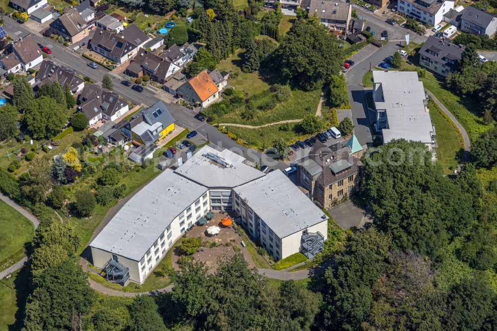 Witten from the bird's eye view: Building the retirement home Lutherhaus on Ulmenstrasse in the district Bommern in Witten in the state North Rhine-Westphalia, Germany