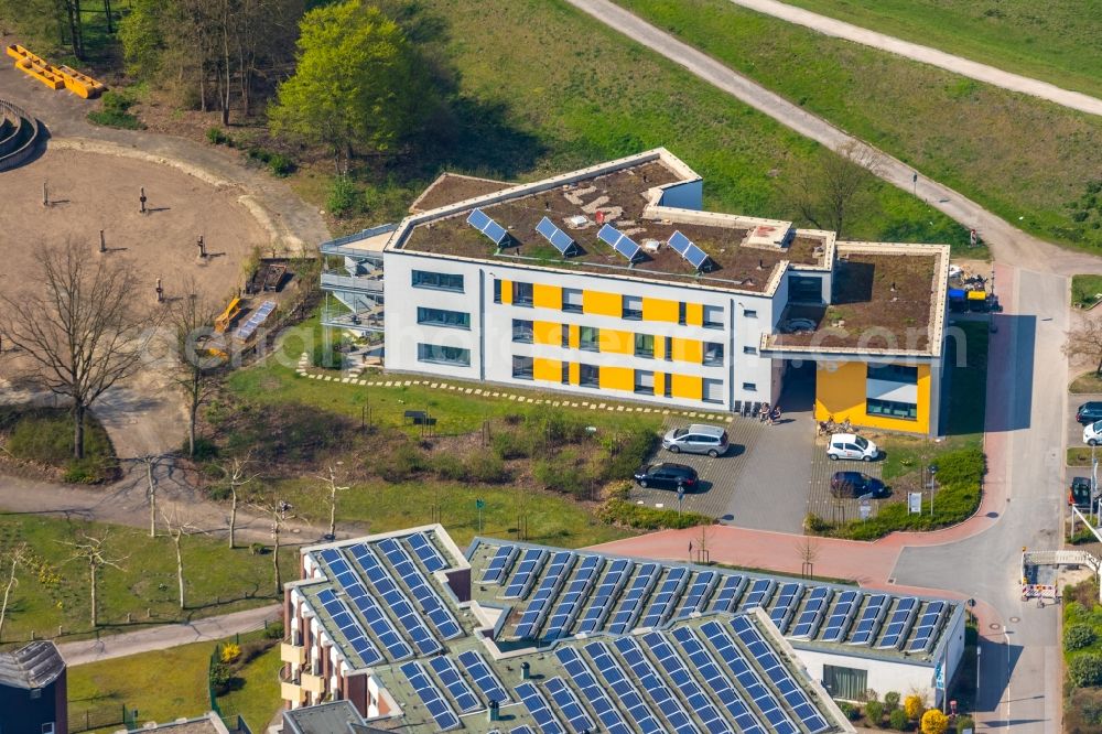 Aerial photograph Dorsten - Building the retirement home Maria Lindenhof Im Werth in Dorsten in the state North Rhine-Westphalia, Germany