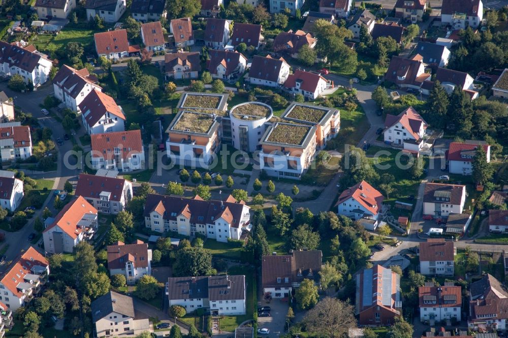 Konstanz from the bird's eye view: Building the retirement home Pflegeheim Haus Urisberg in the district Fuerstenberg in Konstanz in the state Baden-Wuerttemberg, Germany