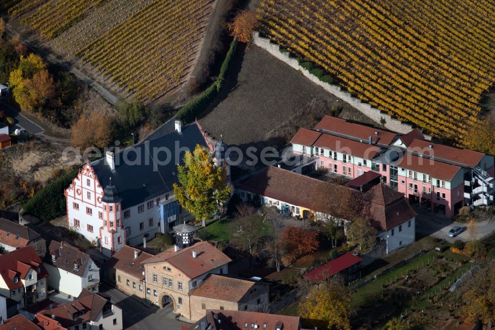 Aerial photograph Mainstockheim - Building the retirement home Schloss Ebracher Hof in Mainstockheim in the state Bavaria, Germany