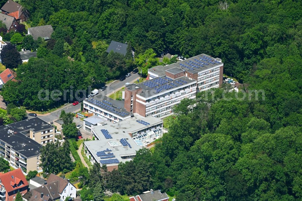 Hamm from above - Building the retirement home of Seniorenheim St. Stephanus gGmbH in the district Heessen in Hamm at Ruhrgebiet in the state North Rhine-Westphalia, Germany