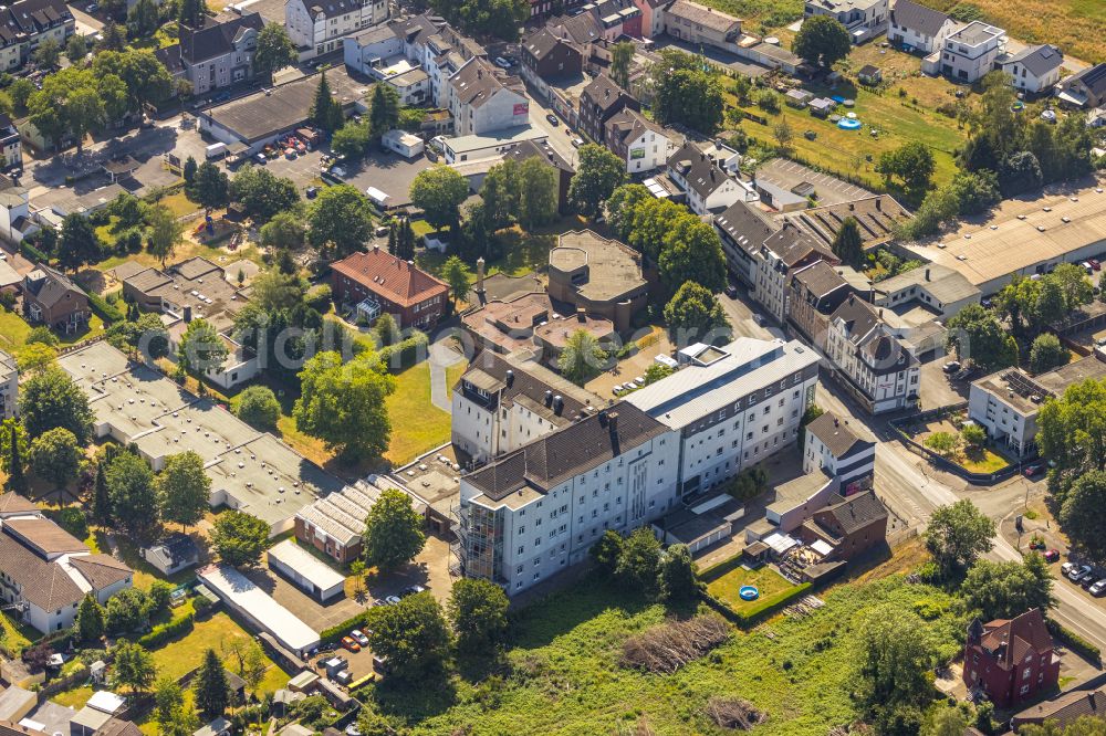 Dortmund from the bird's eye view: Building the retirement home Wohn- and Pflegezentrum St. Josef on street Altenderner Strasse in the district Derne in Dortmund at Ruhrgebiet in the state North Rhine-Westphalia, Germany