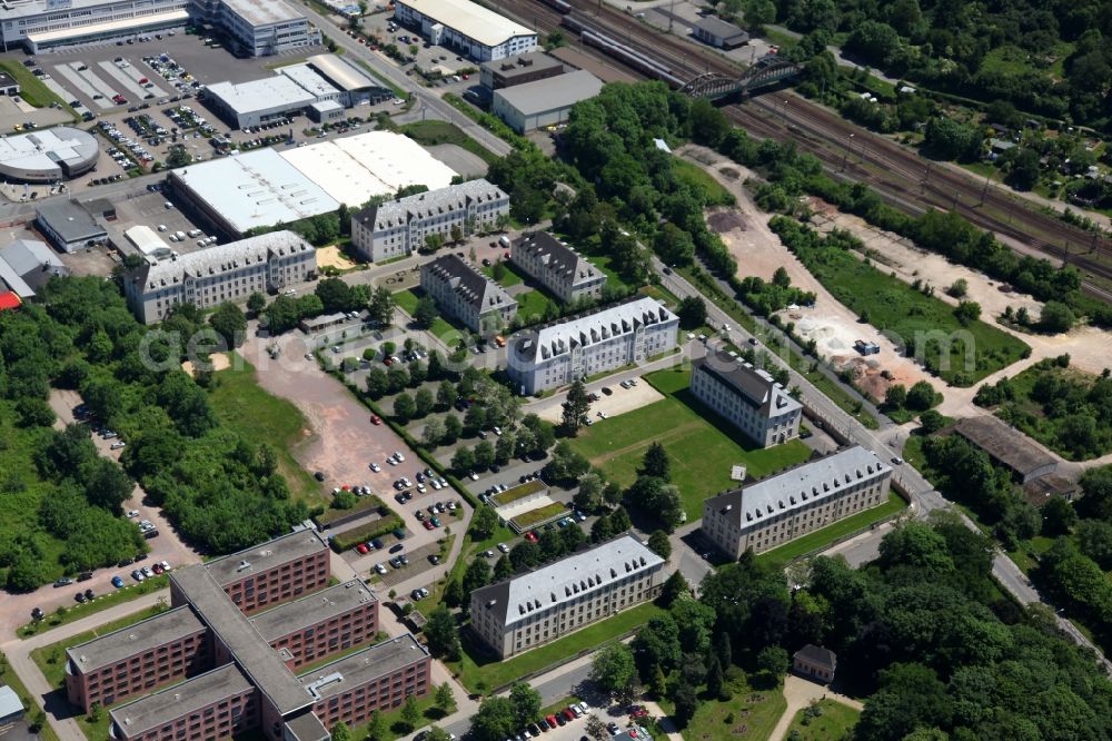 Trier from above - Building of authorities and institutions in Trier in Rhineland-Palatinate